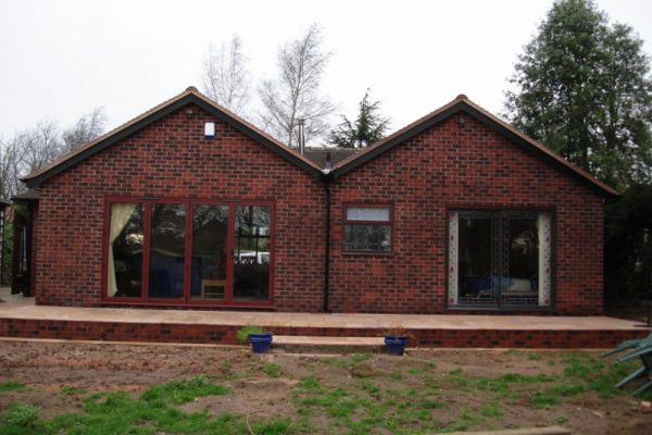 Bungalow rear after