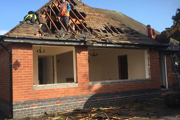 Booths Lane Demolish Bungalow